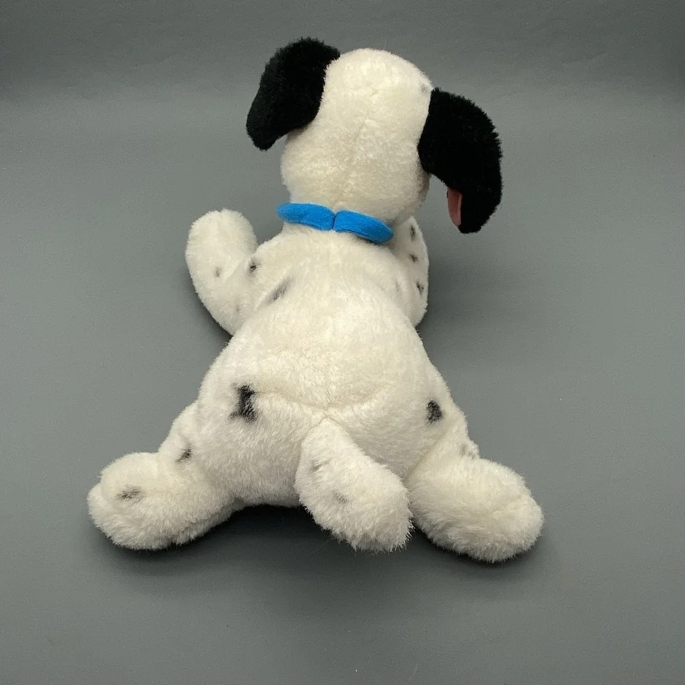 Vintage Disney 101 Dalmatians Wizzer Dog Floppy Plush Stuffed Animal Blue Collar
